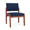 Lesro Lenox Armless Guest Chair, 22.5 in W 26 in L 31.5 in H LW1102 - alternate 1